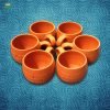 Terracotta Round Cup
