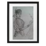 Pencil sketch Tribal women