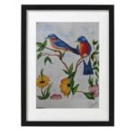 Watercolor Birds Painting