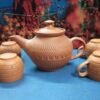 TERRACOTTA TEAPOT WITH CUP SET