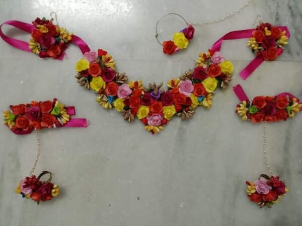 Handmade flower jewellery-Set