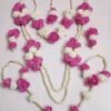 Pink&White Flower-jewellery Set