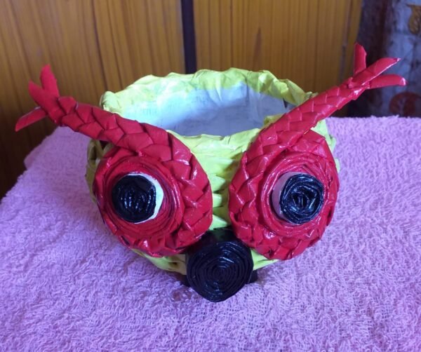 Owl Face Open Paper Box