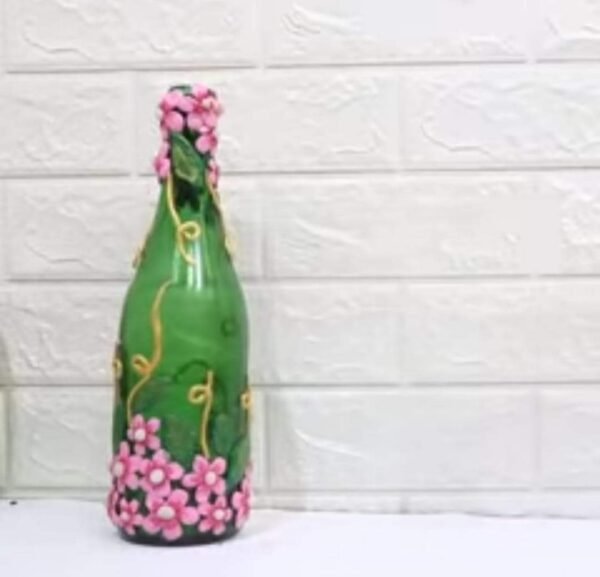 creeper Style Bottle Art