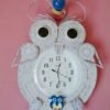 Paper Made Owl Clock