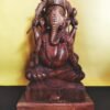 Wooden Ganesh Murti-33cm