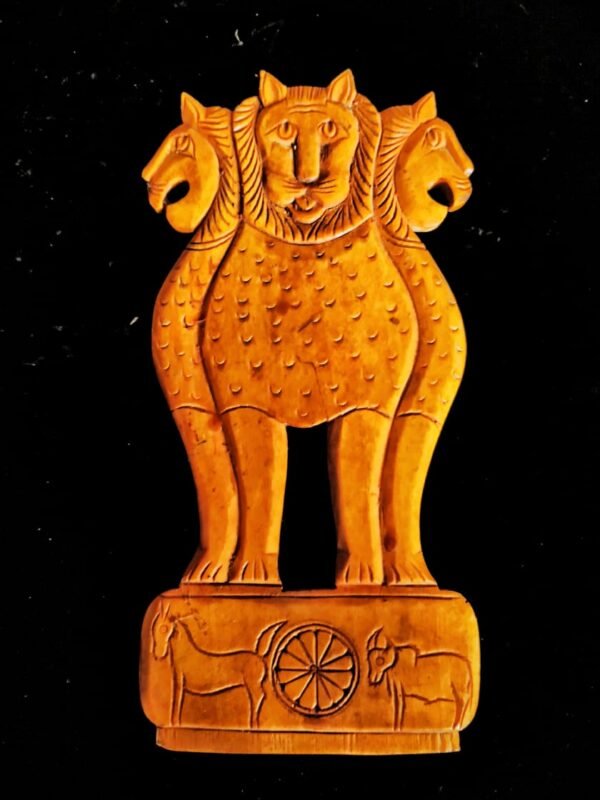 Wooden Ashok stambha