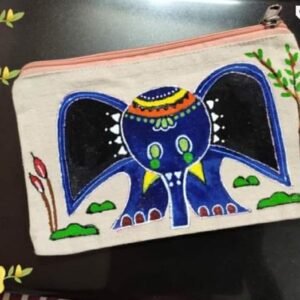 Elephant Painted Multipurpose pouch