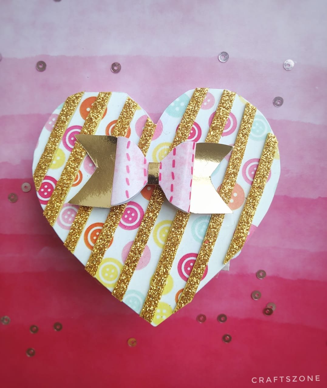 Heart Shape pocket Card