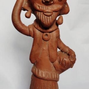Terracotta Adibashi Old man 11 inch Idol
