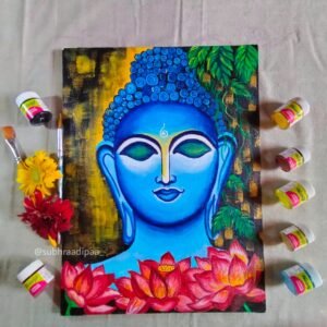 Subhradipa Paintings-  Buddha Acrylic On Canvas