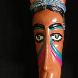 Wall Hanging Terracotta Tribal Mask- Pack of 2