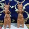 Terracotta horse pack of two