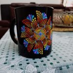 Dot mandala hand painted coffee mug photo review