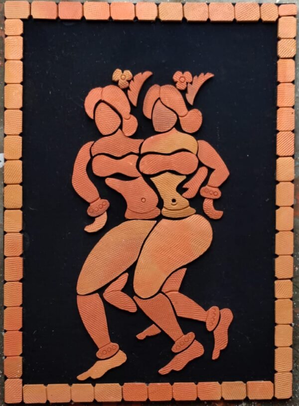 Terracotta Dancing Lady Frame