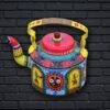 Handpainted Kettle