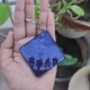 Night Sky Them Hand Painted Wooden key Ring