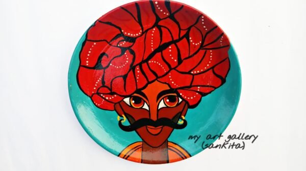 Rajasthani Painted Plate