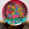 Gond art Plate