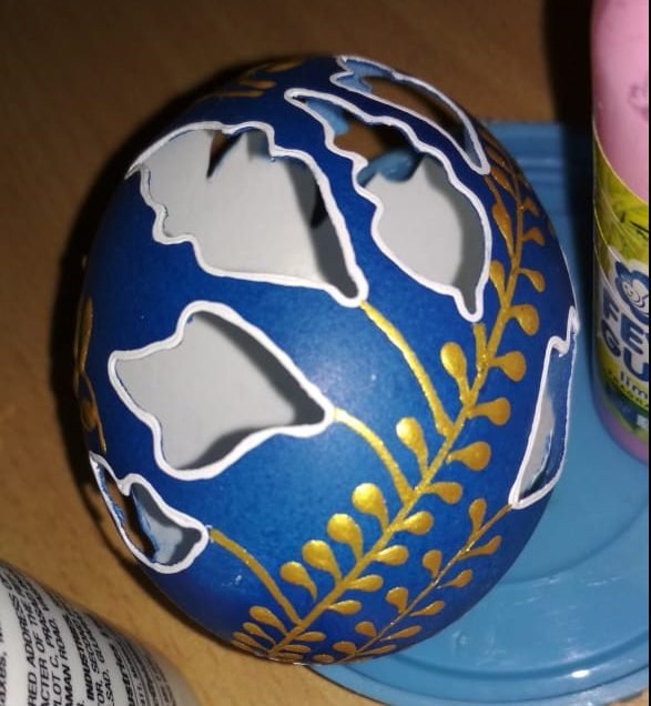 Carved Egg Art