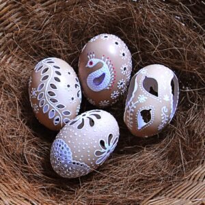 Carved Egg Art Pack Of Fore