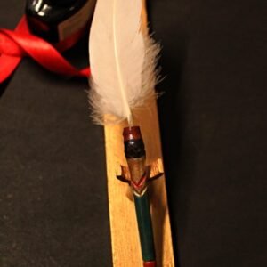 Designer Peacock Feather Golden Nib Pen