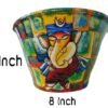 Lord Ganesh Painted planter
