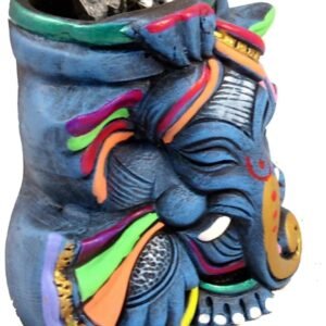 Terracotta Ganesh Face Pen stand