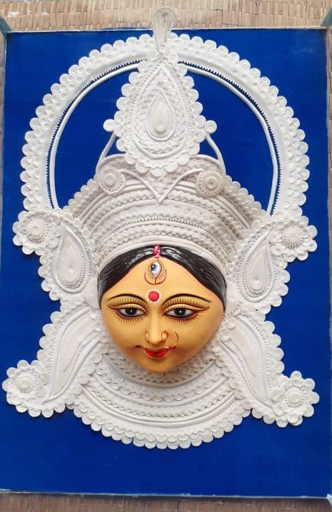 Face of Maa Durga Shola Work