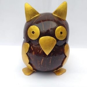 Coconut Shell Owl Showpiece
