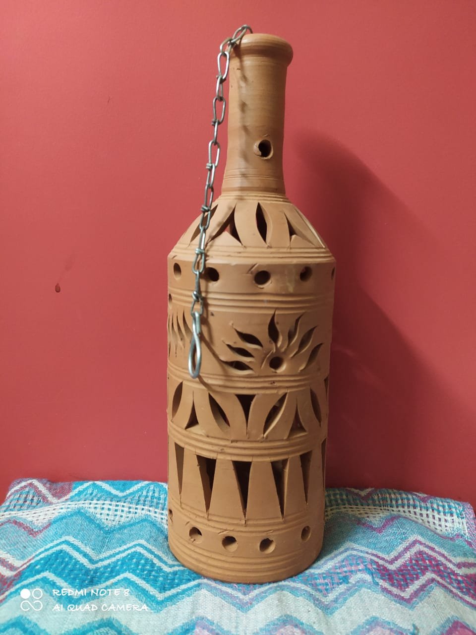 Terracotta designer bottle