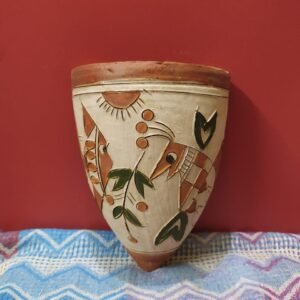 Wall Hanging Flower Vase Of Terracotta