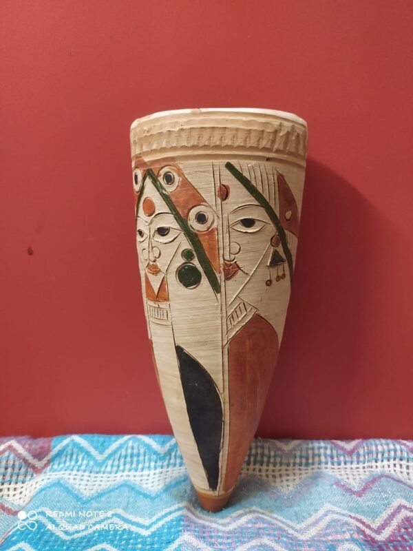 Terracotta Flower Vase For Wall Hanging