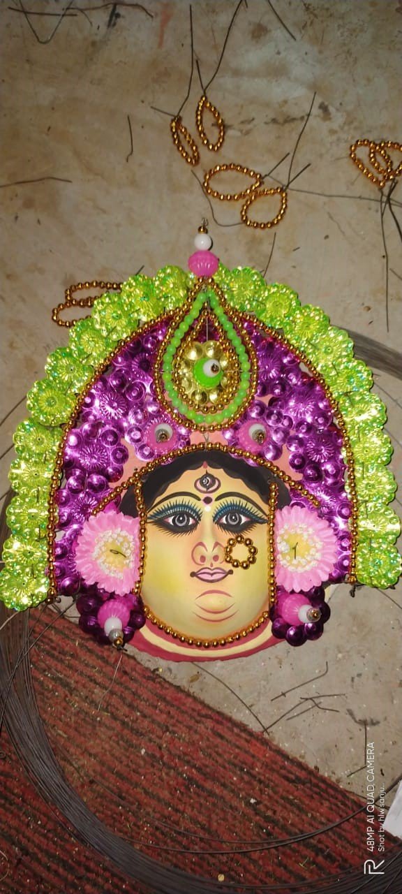 Durga Face Chhau Mask