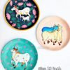 Cow-Painted Wall- Hanging Plate