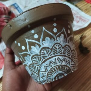 Hand Painted Terracotta Planter