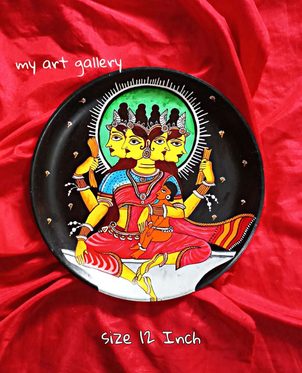 Wall-Hanging Plate Painting