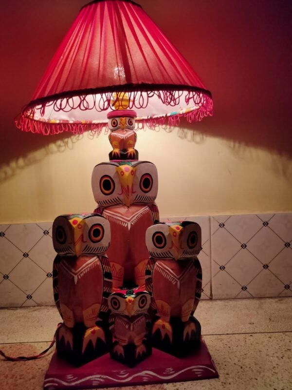 Owl Carved Light Lamp