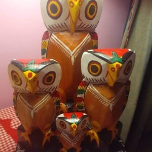 Owl Carved Light Lamp