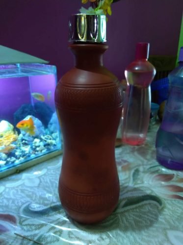 Hand Made Terracotta Water bottle photo review