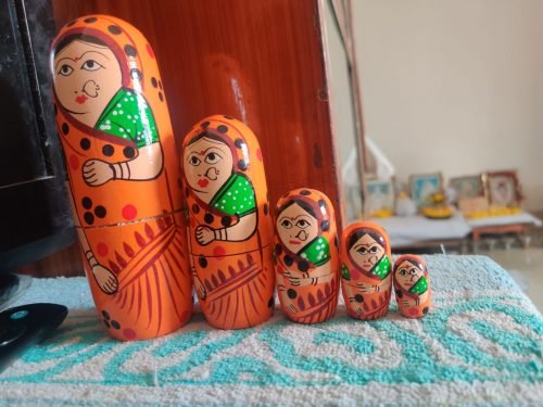 Hand Painted Women Nesting Doll Set photo review