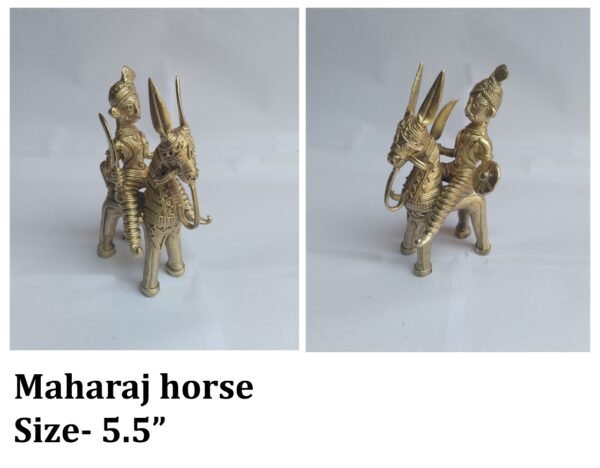 Dokra Murti of Maharaja Horse