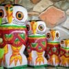 Hand Painted Wooden Owl Set of Five