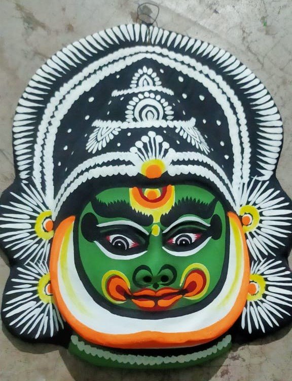 Decorative Kathakali Chhau Mask