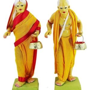 Handcrafted Brahman Couple showpiece