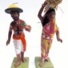 Villagers Workers Couple Showpiece