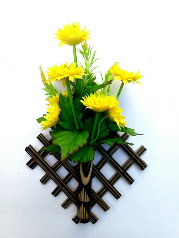 Decorated Wall Hanging Flower Vase