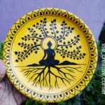 Lord Buddha Meditating Wall Hanging Plate
