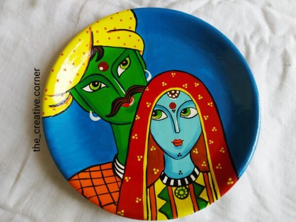 Traditional Rajasthani Couple Plate