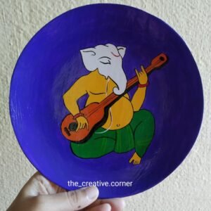 Musical Ganesh Wall Hanging Plate